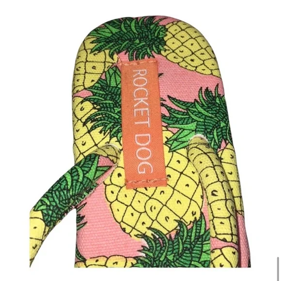 Rocket 🚀 Dog 🐶 Tropics Thong Sandals Size 8M NIB - Picture 12 of 12